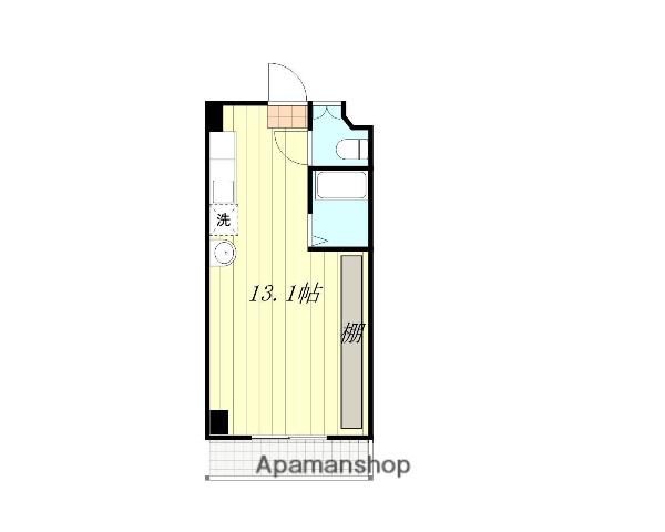 ラッセルスクエア木屋町(ワンルーム/4階)の間取り写真