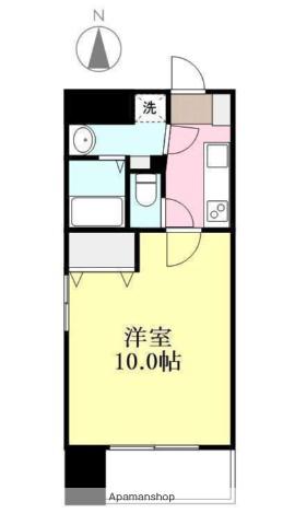 ルラシオン松山高砂(1K/10階)の間取り写真