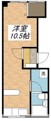 村上ビル 2F(ワンルーム/2階)の間取り写真