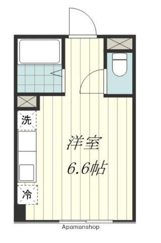 AVENIR鉄砲町(ワンルーム/3階)の間取り写真