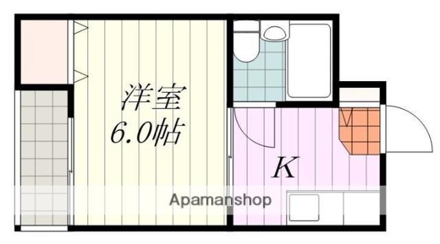 ハイツオリンピア(1K/2階)の間取り写真