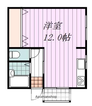 メゾンABECYU(ワンルーム/2階)の間取り写真