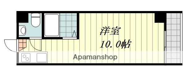 エトワール鉄砲町(ワンルーム/3階)の間取り写真