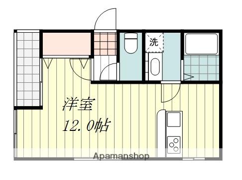 E-CRAFT(ワンルーム/2階)の間取り写真