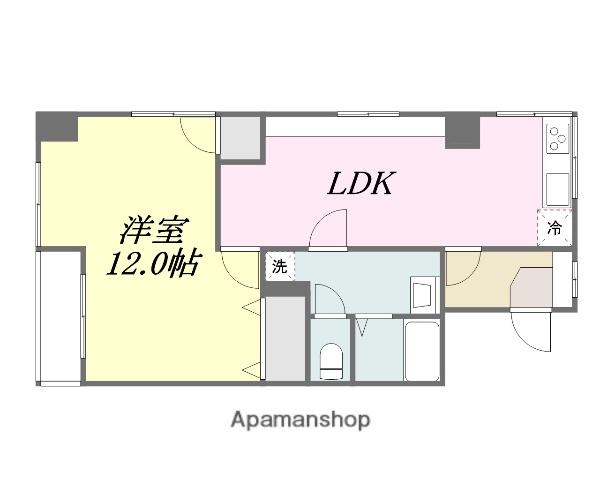 セントラルハイム一番館(1LDK/1階)の間取り写真