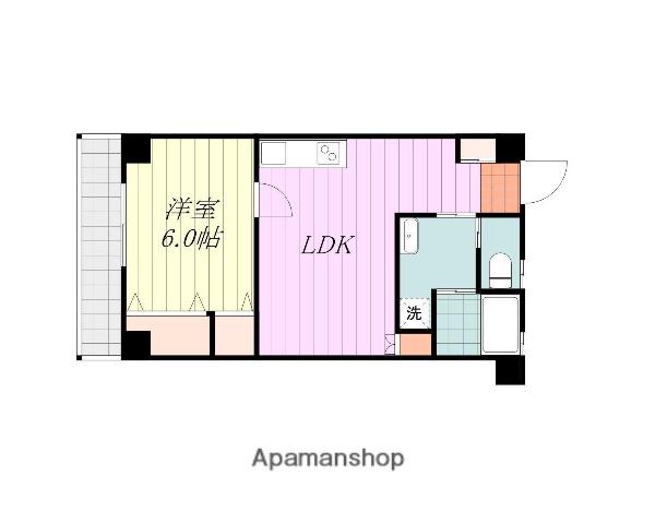 Mシティ22(1LDK/3階)の間取り写真