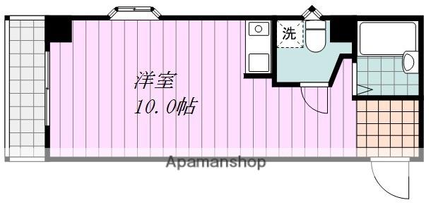 LINOTAKANOKO(ワンルーム/2階)の間取り写真