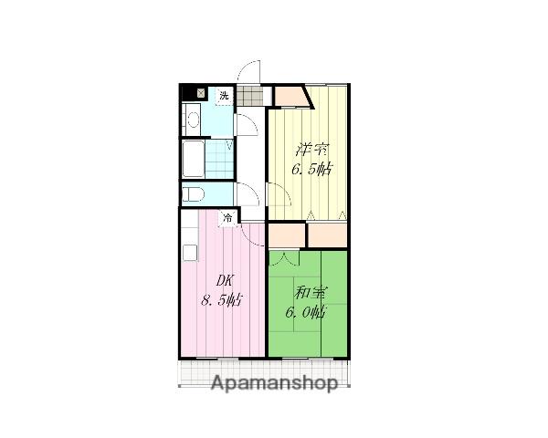 エスプレンド和泉(2DK/5階)の間取り写真