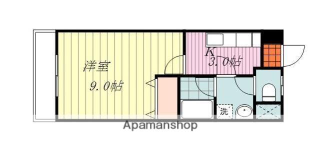 プチメゾン和(1K/6階)の間取り写真