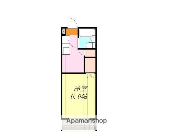 ドミトリーセルコ(1K/3階)の間取り写真