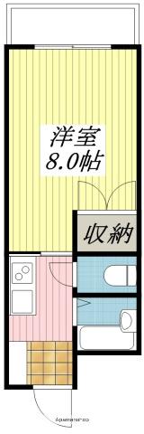 クリーンハイツ弓立Ⅰ(1K/2階)の間取り写真