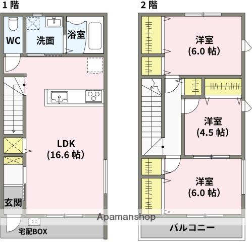 DIJON UMEDA(3LDK/1階)の間取り写真