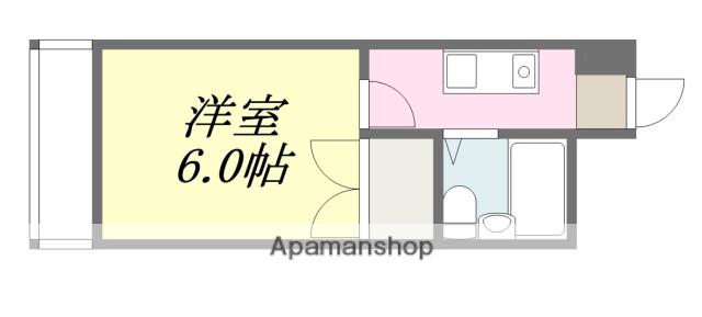 アークハイツ渡部(1K/2階)の間取り写真