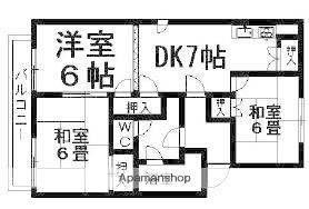 プチメゾン永井(2LDK/1階)の間取り写真