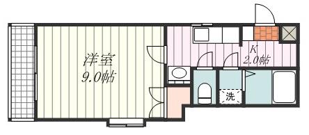 ピュアHIMEYAMA(1K/3階)の間取り写真