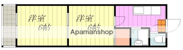 VERDE COURT NAGAKI(2K/2階)の間取り写真