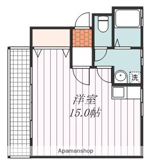 池田ビル(ワンルーム/2階)の間取り写真