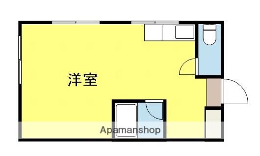 BCUBE(1K/1階)の間取り写真