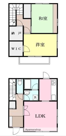 石原住宅(2LDK)の間取り写真