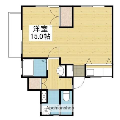 PALLAZZO HIRAOKA 2(ワンルーム/1階)の間取り写真