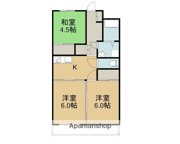 コーポ栄寿第一ビル(3K/4階)の間取り写真