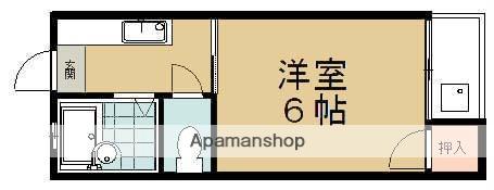永田マンション(1K/3階)の間取り写真