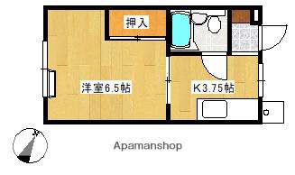 神南ハイツⅡ(1K/2階)の間取り写真