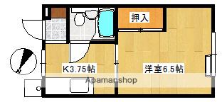 神南ハイツⅡ(1K/2階)の間取り写真
