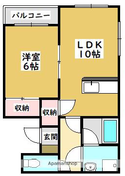 予讃線 宇和島駅 徒歩23分 3階建 築20年(1LDK/1階)の間取り写真