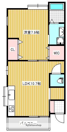COMFORT 和霊(1LDK/1階)の間取り写真