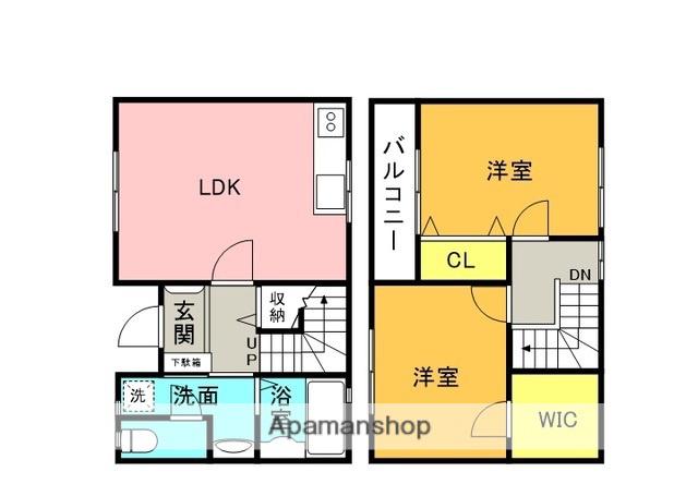 アネックスさや(2LDK/1階)の間取り写真