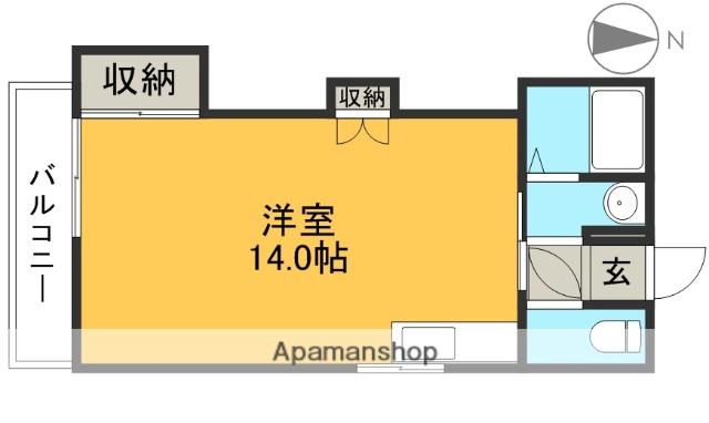コーポ和泉(ワンルーム/3階)の間取り写真
