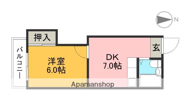 藤本商事第2ビル(1K/3階)の間取り写真