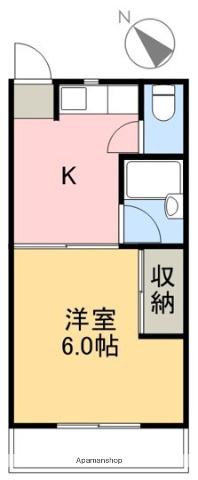 セレクト高須(1K/5階)の間取り写真