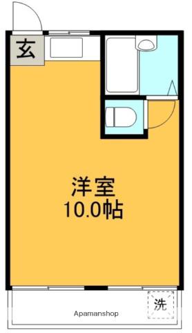 アゼリア30(ワンルーム/2階)の間取り写真