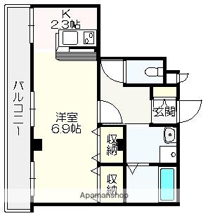 メゾンSEI(1K/2階)の間取り写真