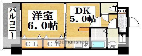 アクアシティ博多サウスステーション(1DK/9階)の間取り写真