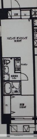 レジデンシャルヒルズアネックス スイート(1LDK/12階)の間取り写真