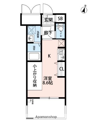 ALFACIO LIENSO(ワンルーム/11階)の間取り写真