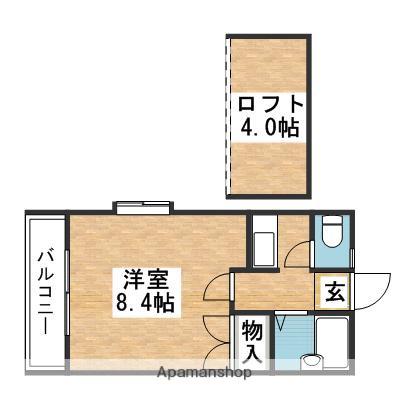 サンコート原町(1K/1階)の間取り写真