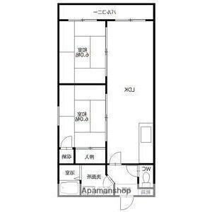 サンシャイン10(ワンルーム/5階)の間取り写真