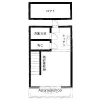 ハーベスト博多南(1K/1階)の間取り写真