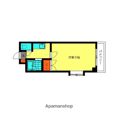 ロイヤルハイツ春日(1K/5階)の間取り写真