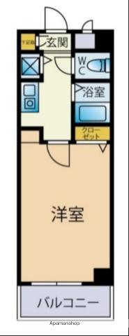 パークコート太宰府(1K/3階)の間取り写真