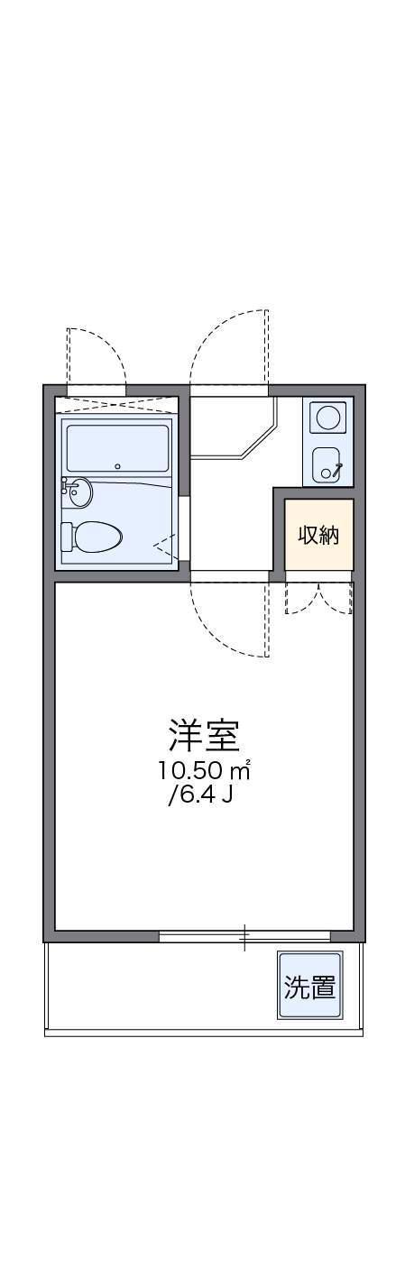 レオパレス井尻パートⅡ(1K/2階)の間取り写真