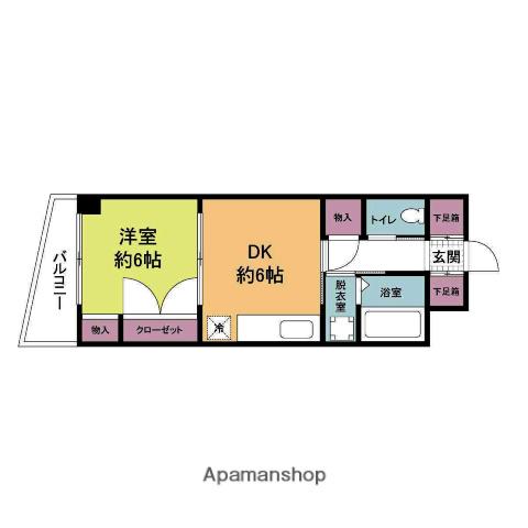 CITY SPIRE春日南(1DK/3階)の間取り写真