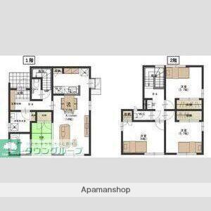 鹿児島本線 春日駅(福岡) 徒歩27分 2階建 築1年(4LDK)の間取り写真