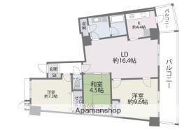 アイランドシティインフィニガーデン ノース棟(3LDK/4階)の間取り写真