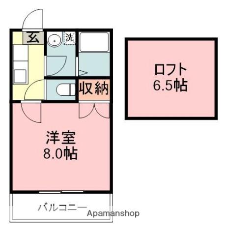 マリンサイド壱番館(1K/1階)の間取り写真