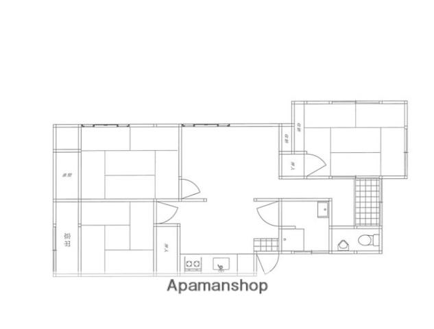 香椎線 舞松原駅 徒歩23分 1階建 築51年(3DK)の間取り写真